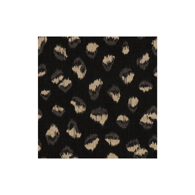Lee Jofa Modern Feline Ebony/Beige Fabric