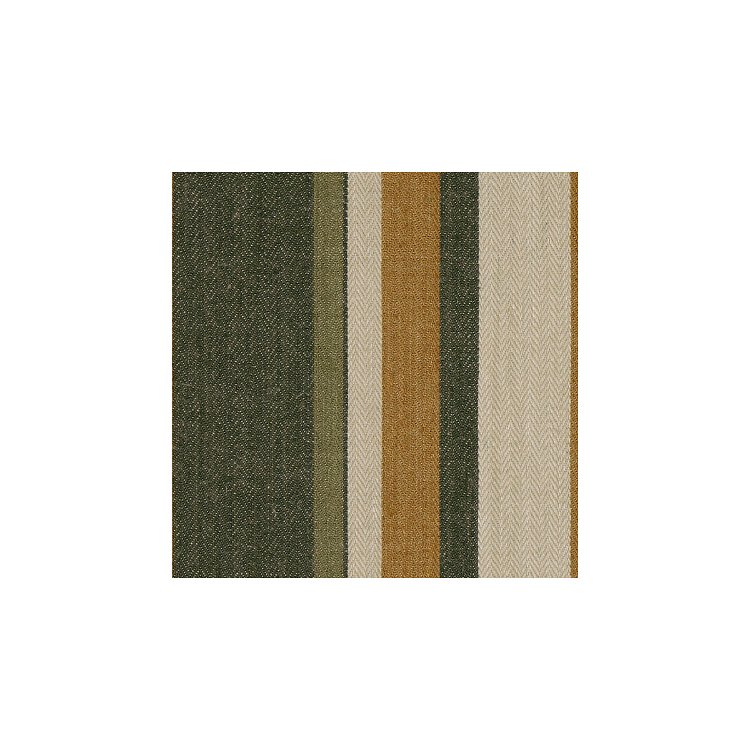 Lee Jofa Modern Drummond Stripe Gold/Sepia Fabric