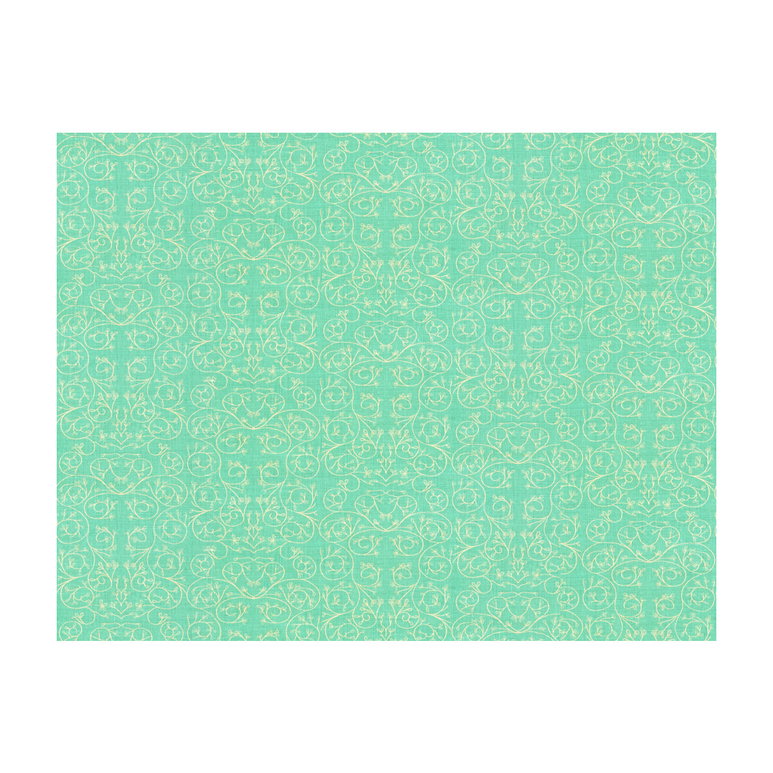 Lee Jofa Modern Garden Reverse Aqua Fabric