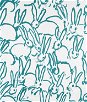 Lee Jofa Modern Hutch Print Turquoise Fabric
