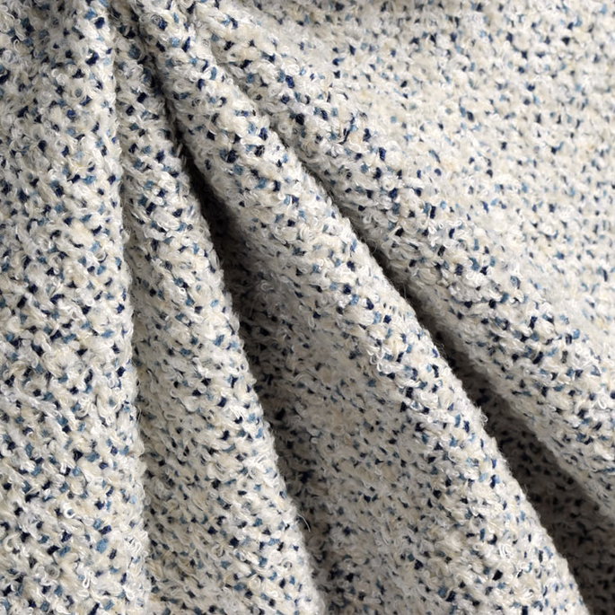 Lee Jofa Modern Tessellate Ivory/Blues Fabric image 3 of 3