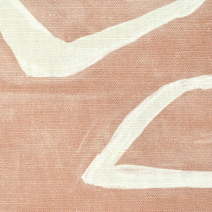 Lee Jofa Modern Graffito Salmon/Cream Fabric image 2 of 3