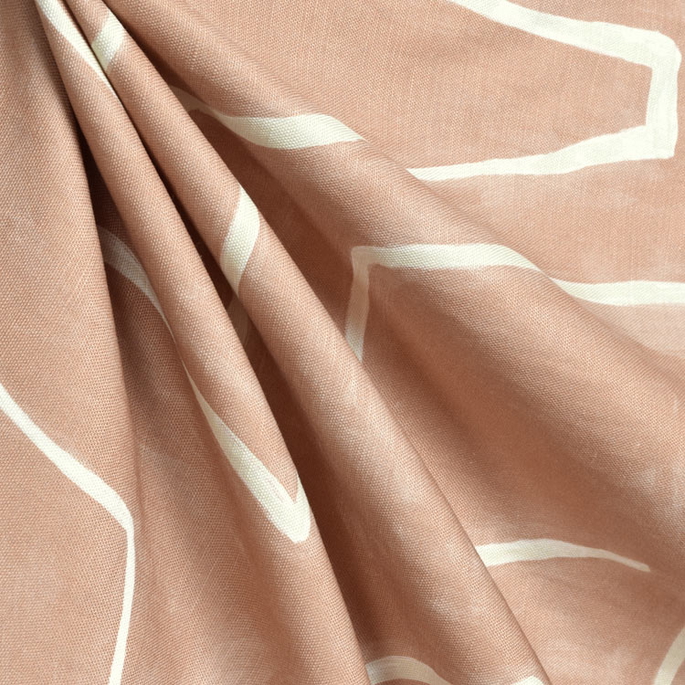 Lee Jofa Modern Graffito Salmon/Cream Fabric image 3 of 3