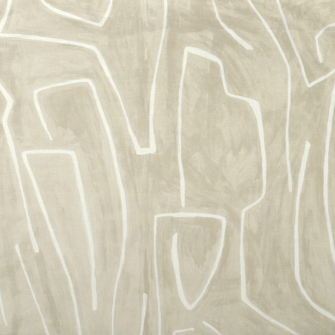 Lee Jofa Modern Graffito Beige/Ivory Fabric image 1 of 3