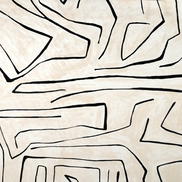Lee Jofa Modern Graffito Linen/Onyx Fabric