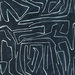 Lee Jofa Modern Graffito Navy Fabric