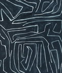 Lee Jofa Modern Graffito Navy Fabric
