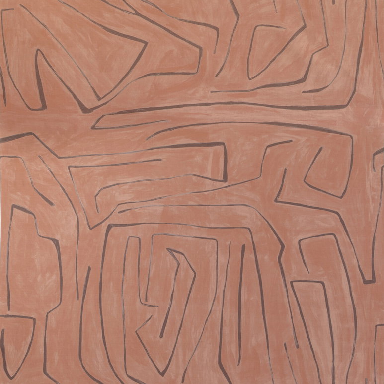 Lee Jofa Modern Graffito Rosa Fabric