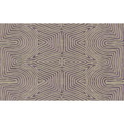 Lee Jofa Modern Julia Embroidery Flax/Mauve Fabric