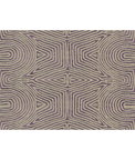Lee Jofa Modern Julia Embroidery Flax/Mauve Fabric