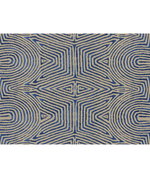 Lee Jofa Modern Julia Embroidery Flax/Blue