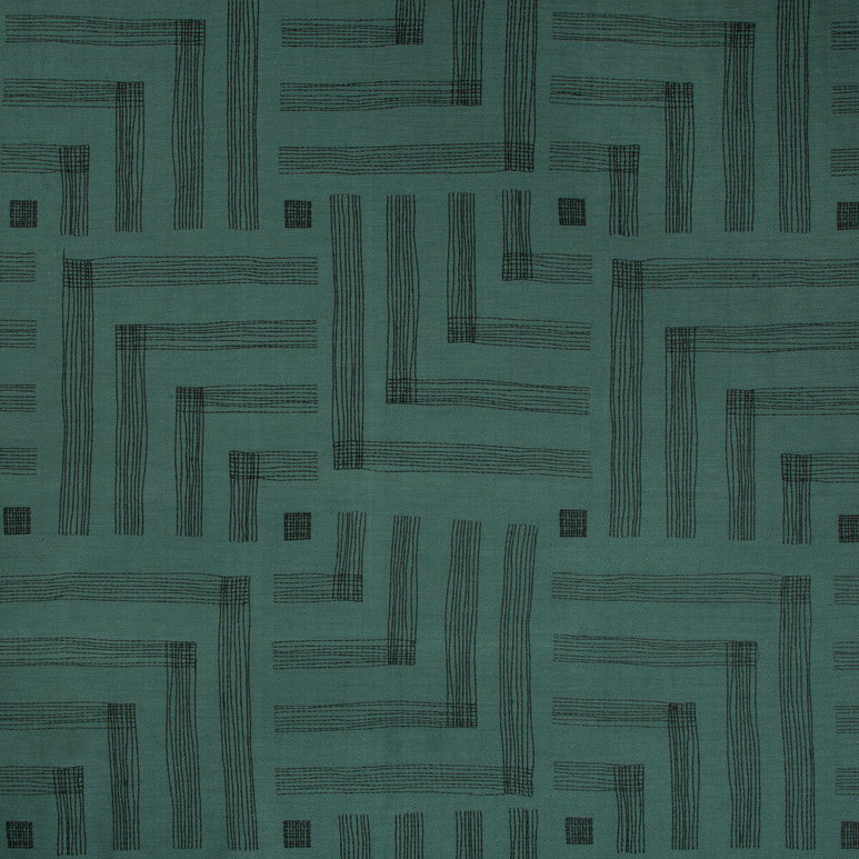Lee Jofa Modern Pastiche Spruce/Jet Fabric