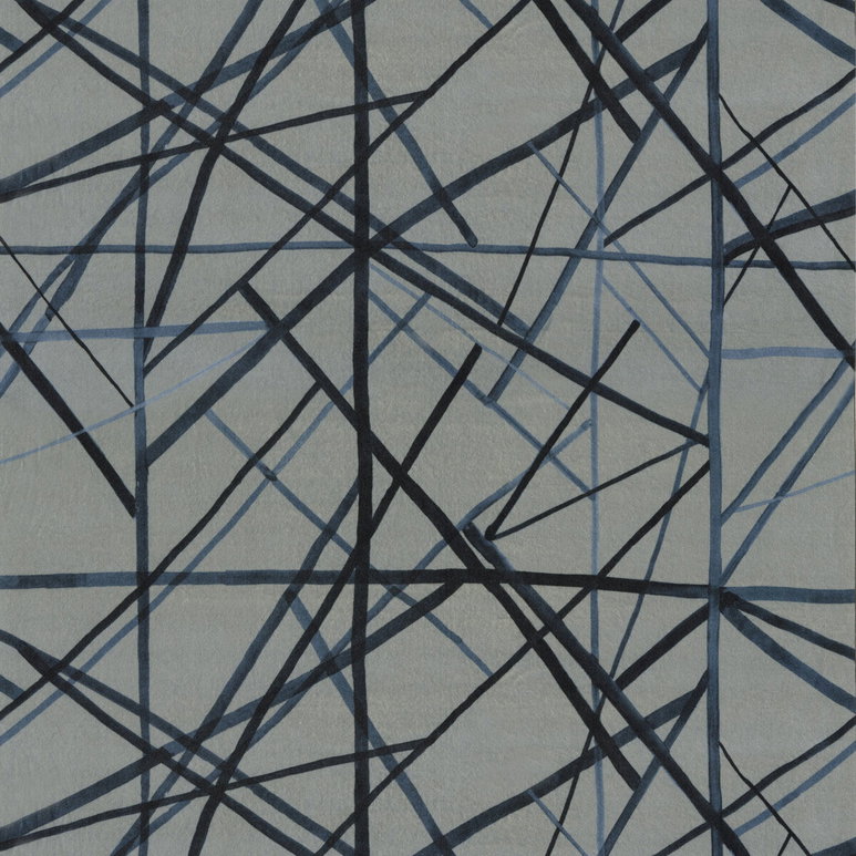Lee Jofa Modern Channels Velvet Slate/Blue Fabric