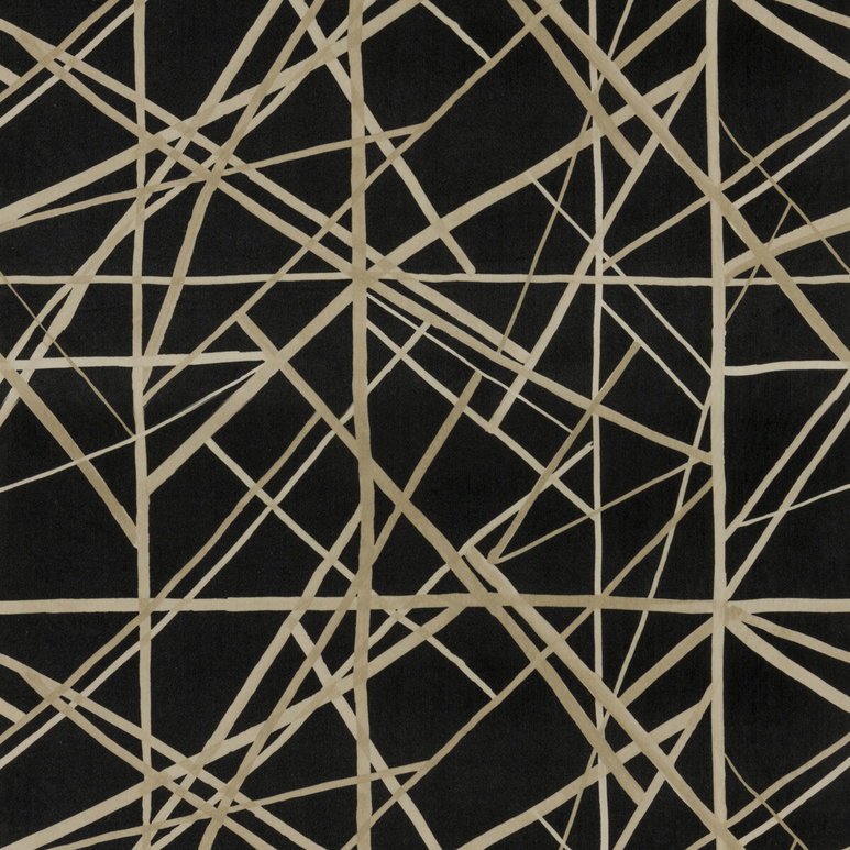 Lee Jofa Modern Channels Velvet Onyx/Almond Fabric