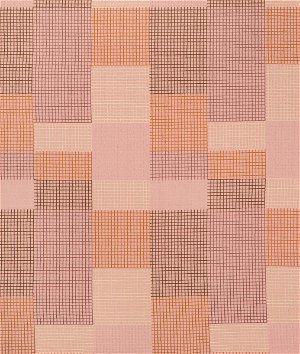 Lee Jofa Modern Gridlock Cinnamon Fabric