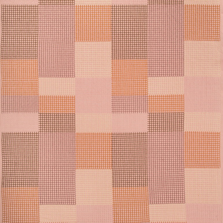 Lee Jofa Modern Gridlock Cinnamon Fabric