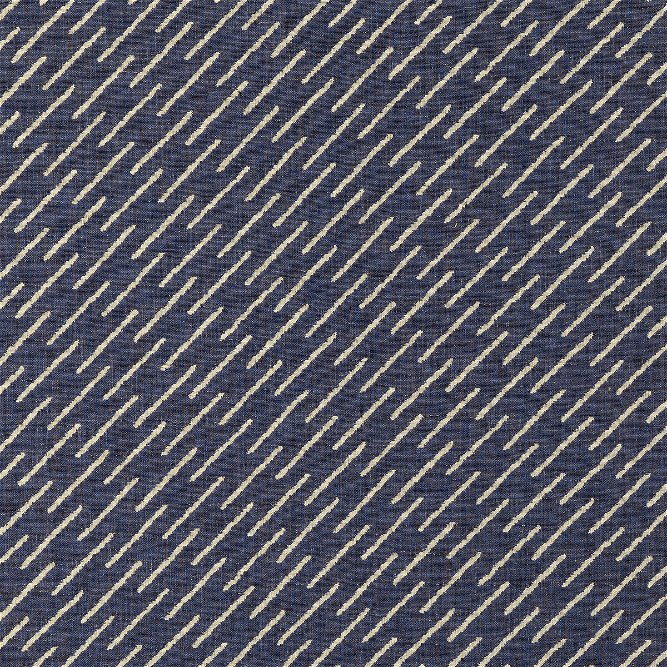 Lee Jofa Modern Esker Weave Navy/Cream Fabric