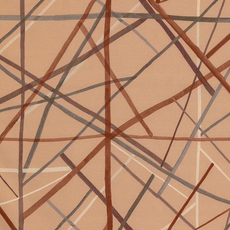 Lee Jofa Modern Simpatico Print Faded Terracotta Fabric