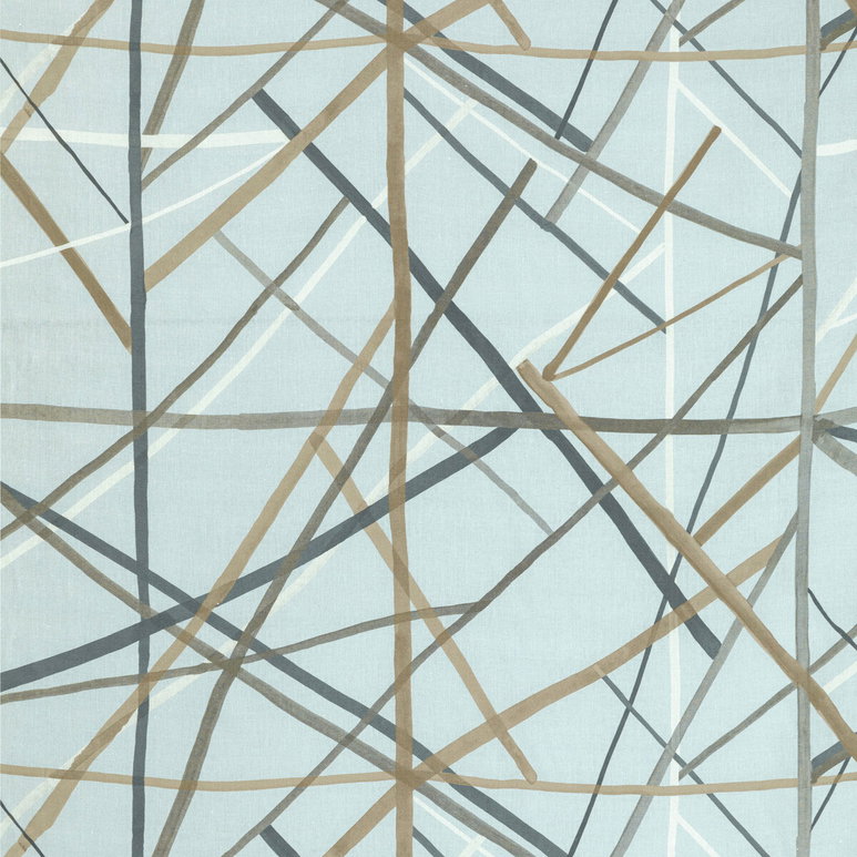 Lee Jofa Modern Simpatico Print Cinder Fabric