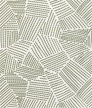 Lee Jofa Modern Chord Embroidery Leaf Fabric