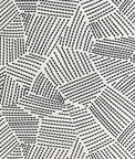 Lee Jofa Modern Chord Embroidery Ebony Fabric