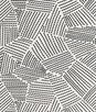 Lee Jofa Modern Chord Embroidery Ebony Fabric