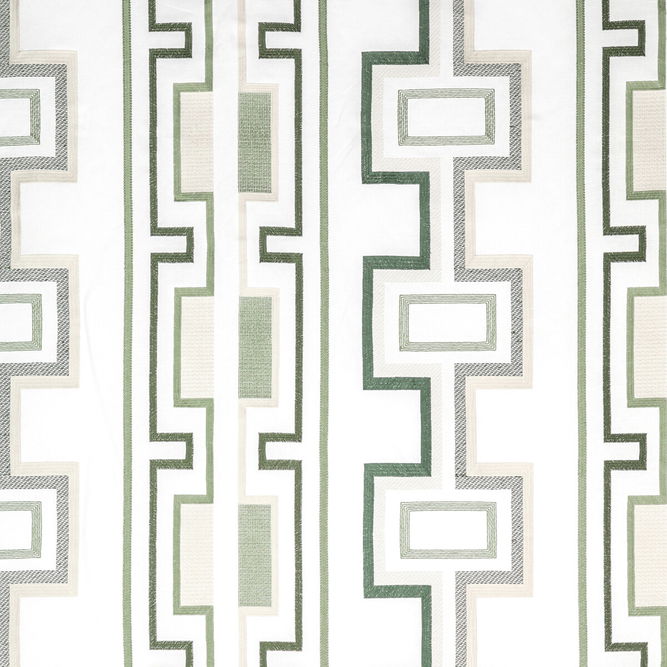 Lee Jofa Modern Tritone Embroidery Sage Fabric