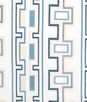 Lee Jofa Modern Tritone Embroidery Navy Fabric