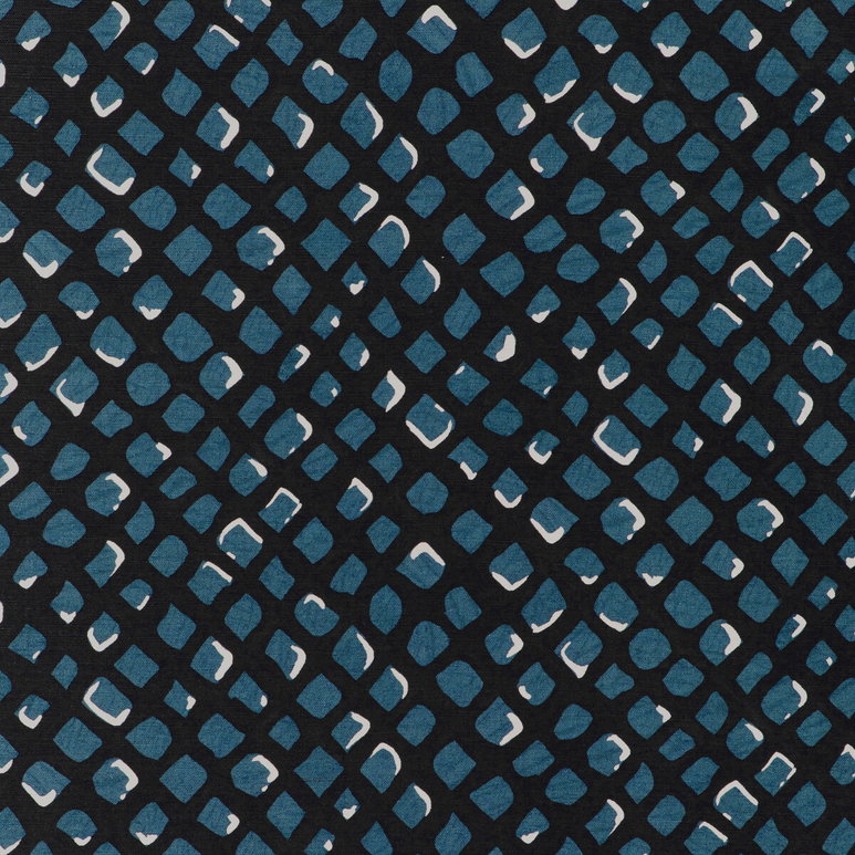 Lee Jofa Modern Lenox Print Denim Fabric
