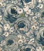 Lee Jofa Modern Orchard Print Blue/Denim Fabric