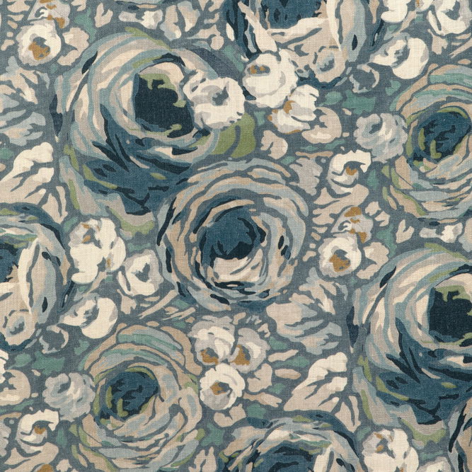 Lee Jofa Modern Orchard Print Blue/Denim Fabric