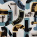 Lee Jofa Modern Bleecker Print Lake/Fern Fabric