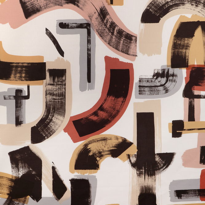 Lee Jofa Modern Bleecker Print Spice/Gold Fabric