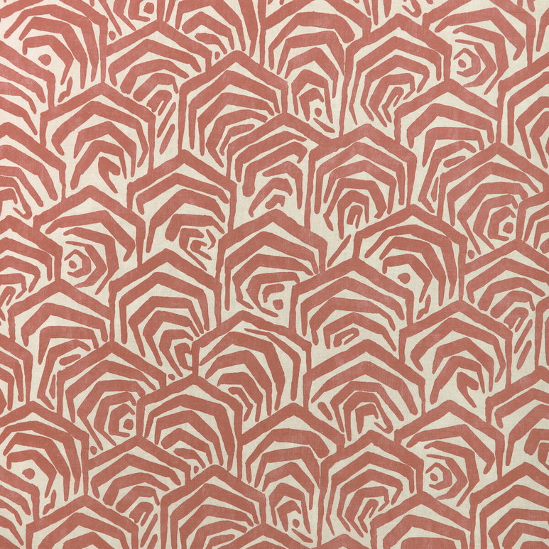 Lee Jofa Modern Greene Print Clay Fabric