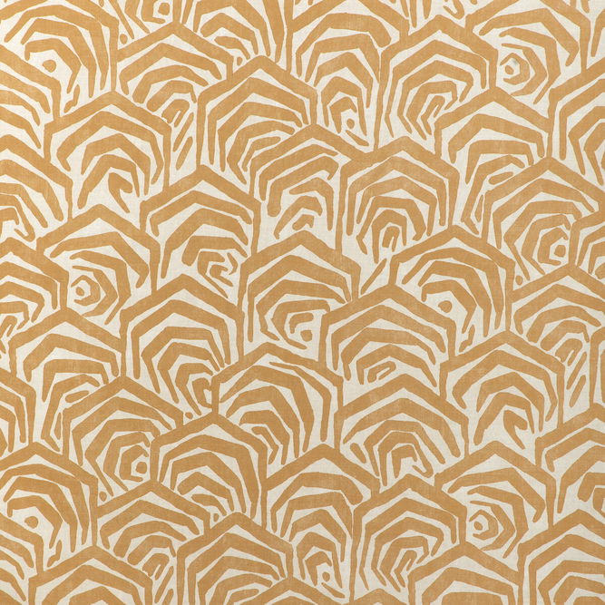 Lee Jofa Modern Greene Print Gold Fabric