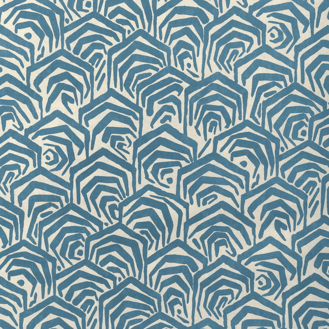 Lee Jofa Modern Greene Print Blue Fabric