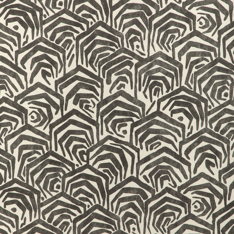 Lee Jofa Modern Greene Print Noir Fabric