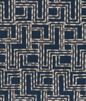 Lee Jofa Modern Circuit Embroidery Azure Fabric