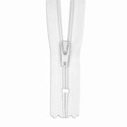 YKK 22" Bright White #3 Closed End Zipper