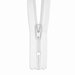 YKK 22" Bright White #3 Closed End Zipper