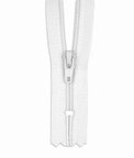 YKK 22" Bright White #3 Closed End Zipper