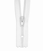 YKK 22" Bright White #3 Closed End Zipper