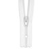 YKK 8" Bright White #3 Closed End Zipper
