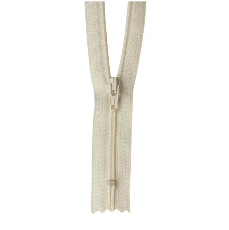 YKK 8" Off-White #3 Closed End Zipper