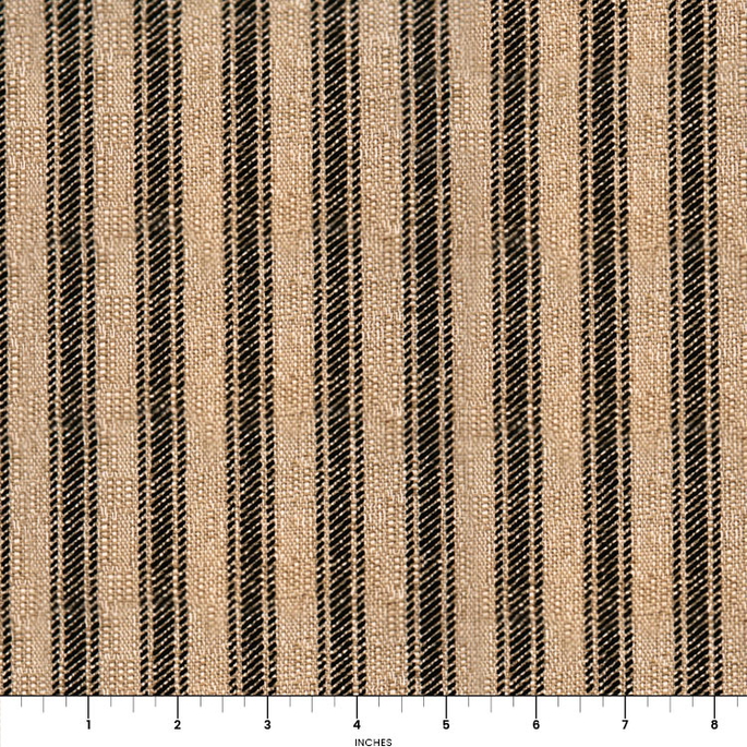 Premier Prints Hayes Black Denton Fabric image 2 of 2