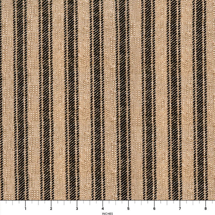 Premier Prints Hayes Black Denton Fabric image 2 of 2