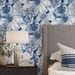 Harry &amp; Grace Peel &amp; Stick Ink Rose Celtic Blue Wallpaper thumbnail image 4 of 4