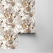 Harry &amp; Grace Peel &amp; Stick Ink Rose Mocha &amp; Blue Mist Wallpaper thumbnail image 2 of 4