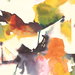 Harry & Grace Peel & Stick Watercolor Block Persimmon & Plum Wallpaper