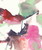 Harry & Grace Peel & Stick Watercolor Block Fuchsia & Mint Green Wallpaper